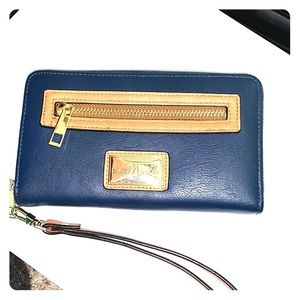 Wallet with wristband